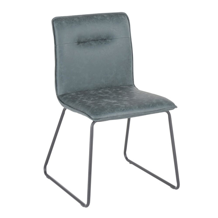 Cayman Dining Chair, Green, Set of 2