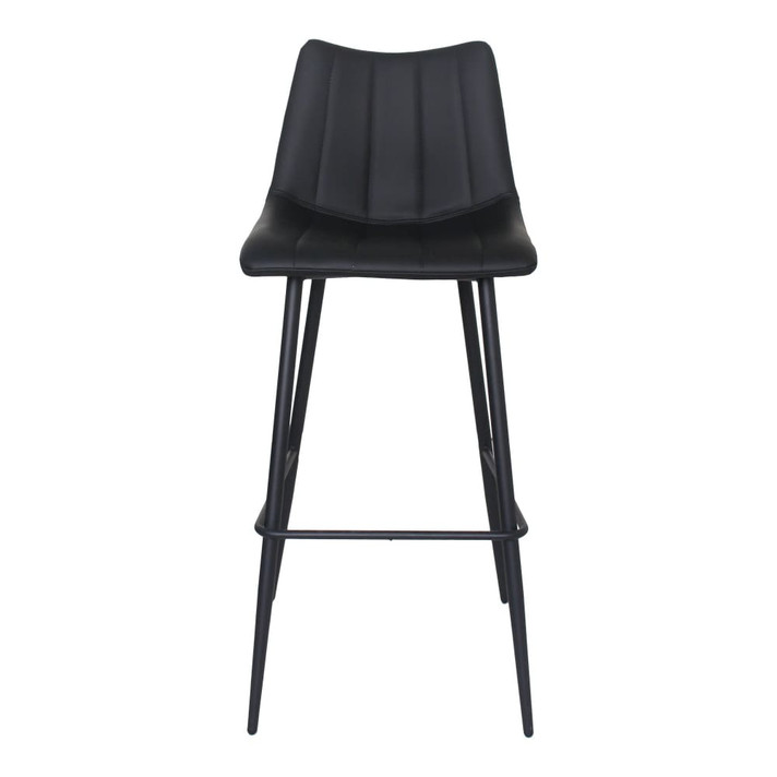 Alibi Bar Stool Matt Black-Set Of Two