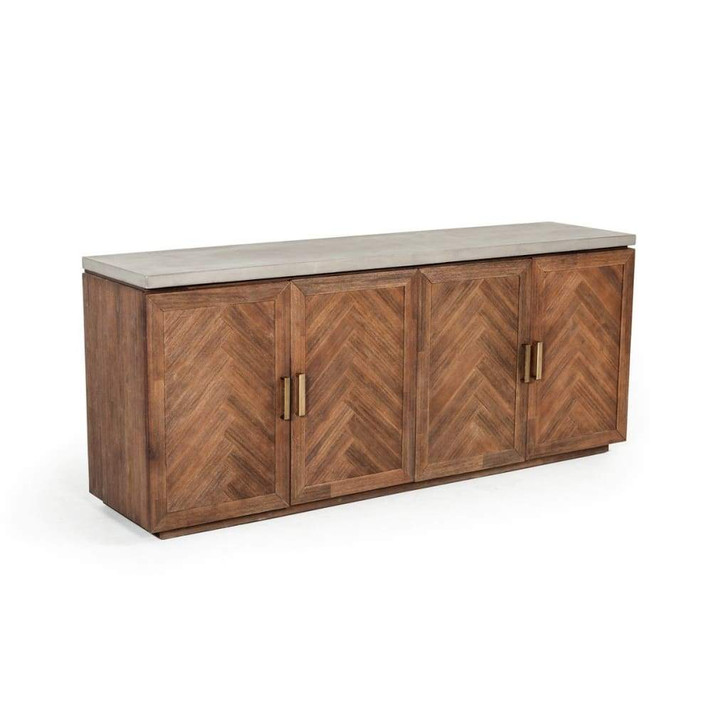 Amanda Modern Concrete & Acacia Buffet