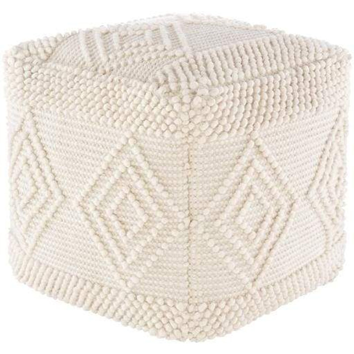 Hygge Pouf, White