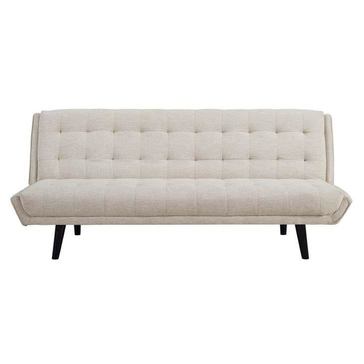 Lance Mid Century Convertible Sofa, Beige