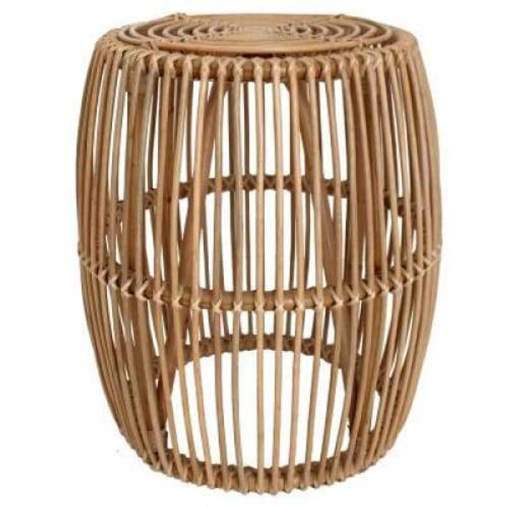 Keegan Rattan End Table, Honey