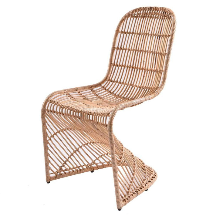 Latham Rattan Chair-Natural Set of 2