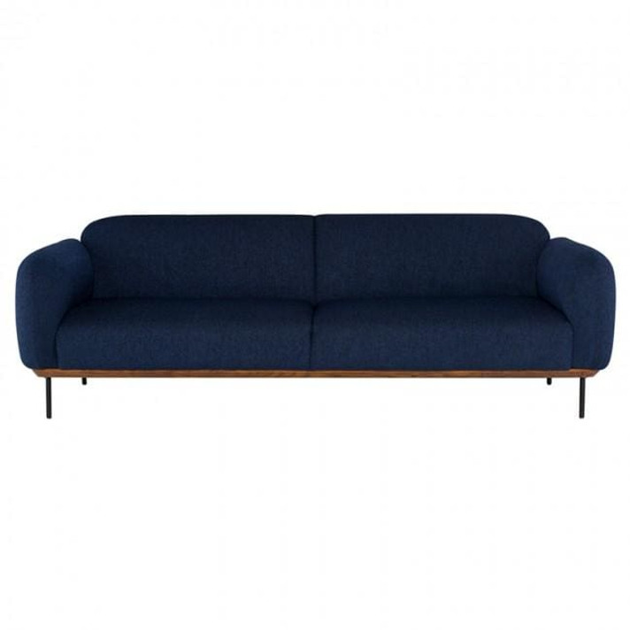 Benson Triple Seat Sofa in Blue