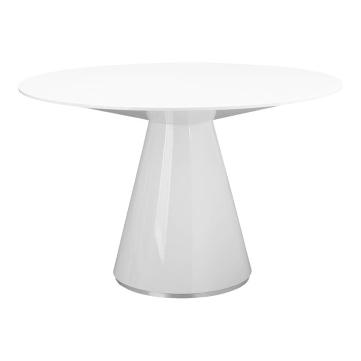 Otago 47" Dining Table Round White