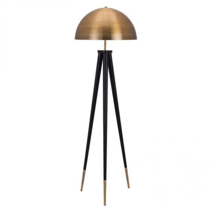 Marlow Floor Lamp Brass & Black