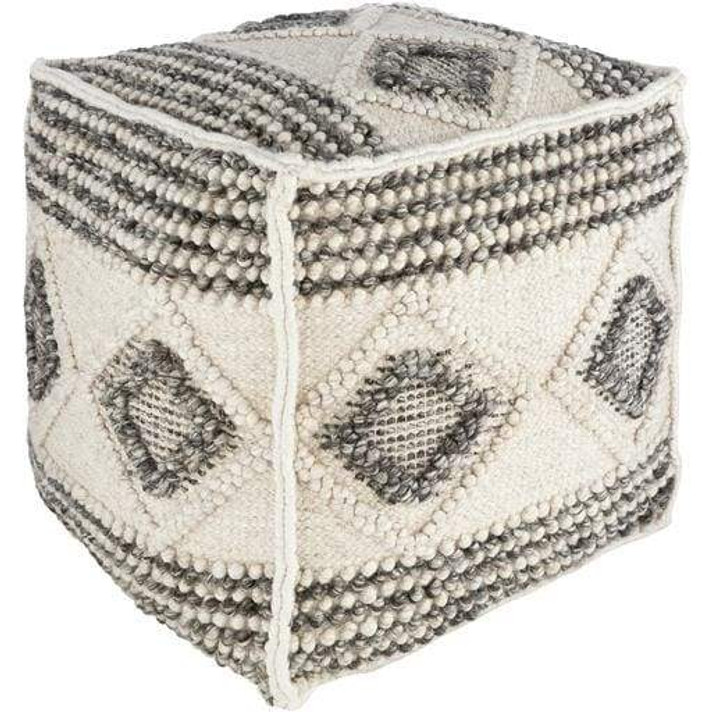 Hygge Pouf, Charcoal