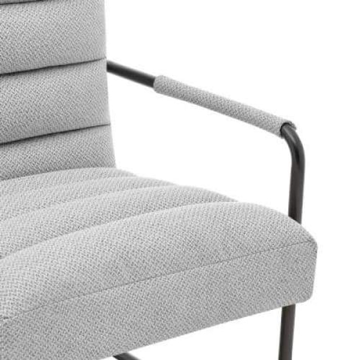 Peyton Fabric Accent Arm Chair, Cardiff Gray