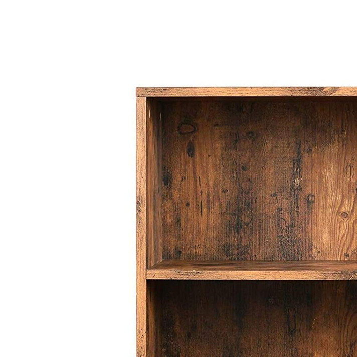 Dillon 2 Tier Wooden Bookshelf With Storage Cabinet