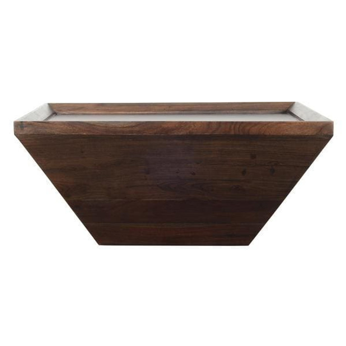 Vince 36 Inch Square Shape Acacia Wood Coffee Table