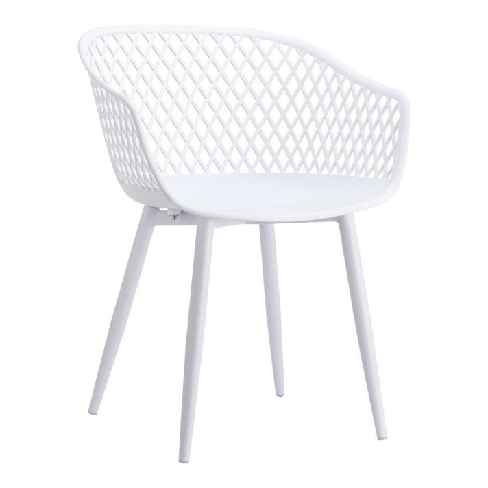 Piazza Outdoor Chair White-Set Of Two