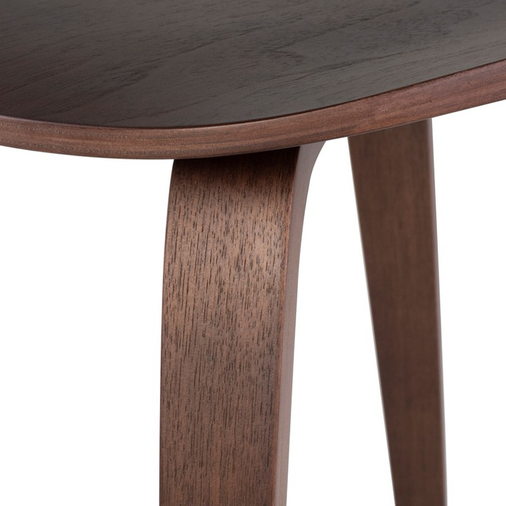 Cherner Wooden Side Chair, Dark Walnut