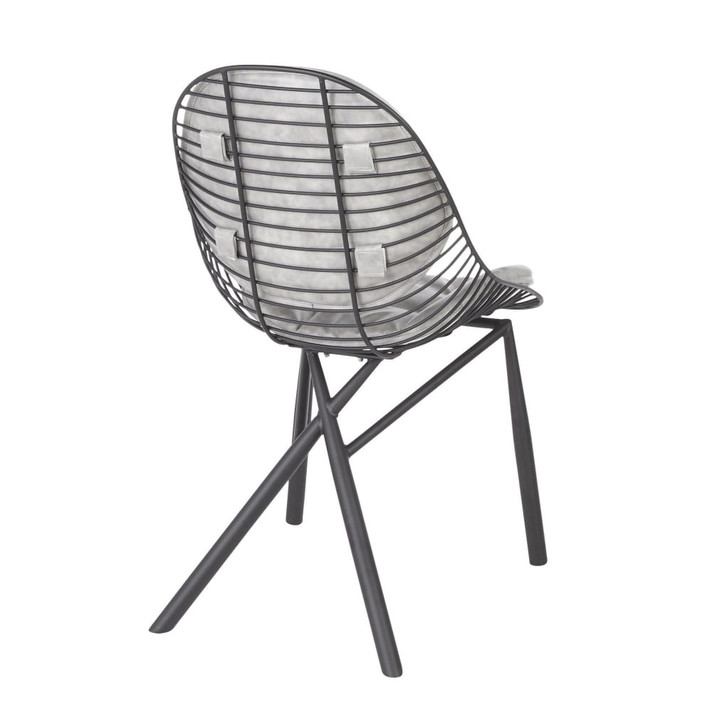 Copeland Wired Chair, Light Grey, Set of 2