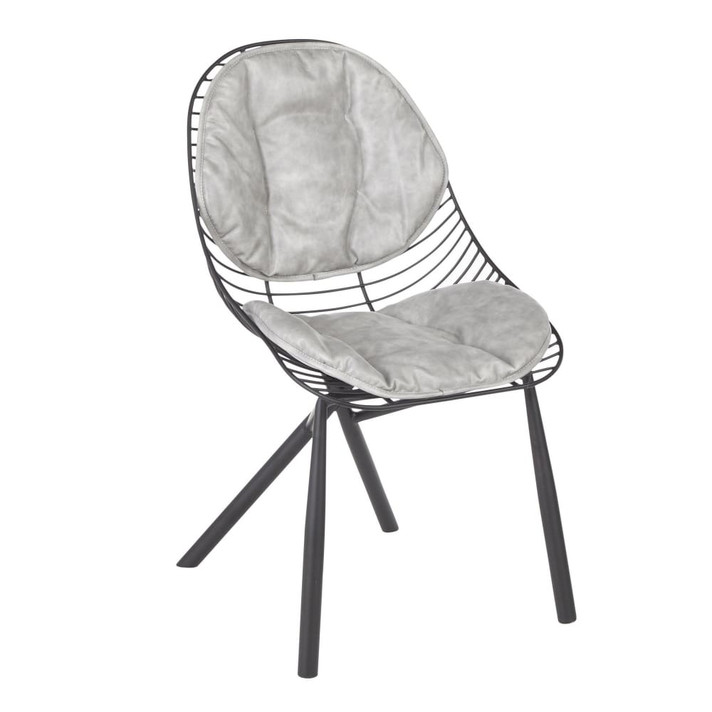 Copeland Wired Chair, Light Grey, Set of 2