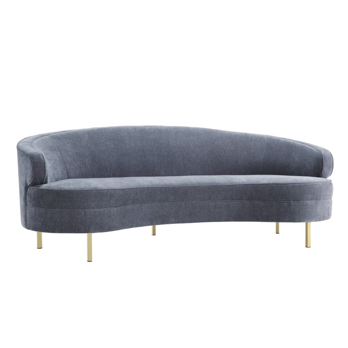 Baila Grey Velvet Sofa