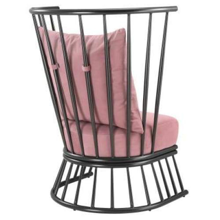 Fan Chair Blush Pink