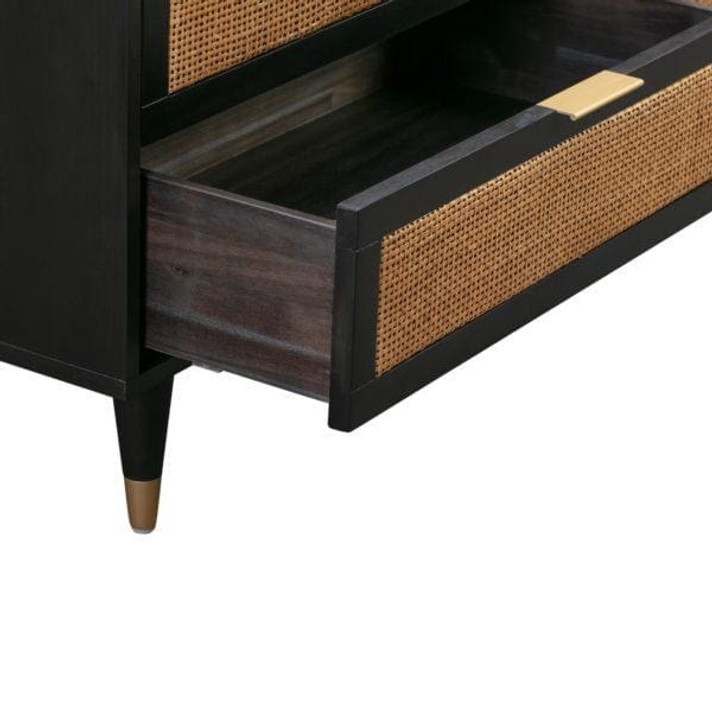 Sierra Noir 6 Drawer Dresser