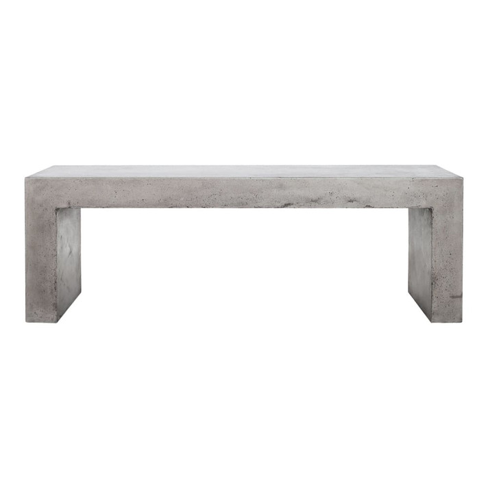 Lazarus Outdoor Bench, Concrete