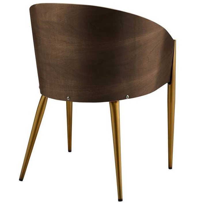 Cooper Wood Armchair, Gold