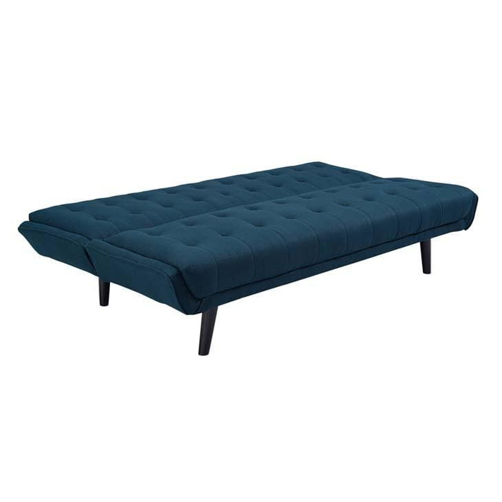 Lance Mid Century Convertible Sofa, Blue