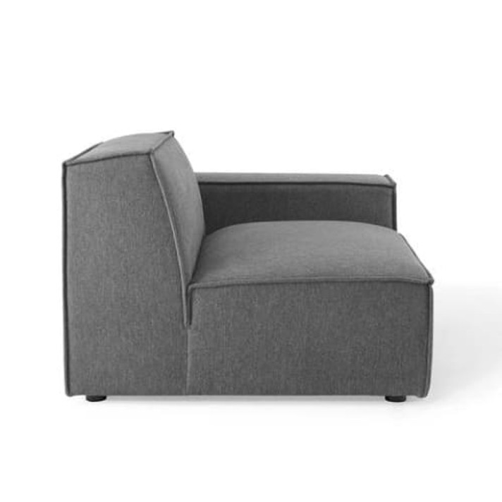 Restoration 4 Piece Sectional Sofa, Charcoal