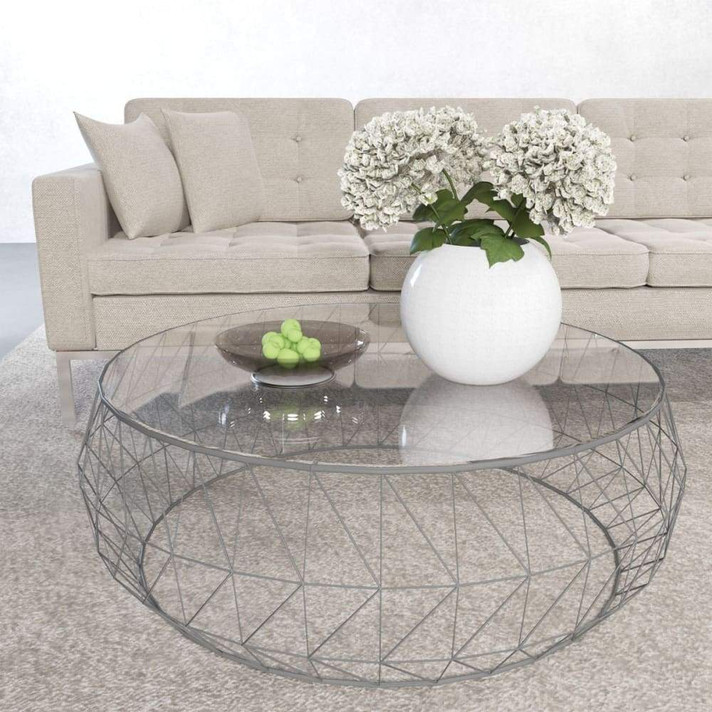 Vortex Coffee Table, Grey