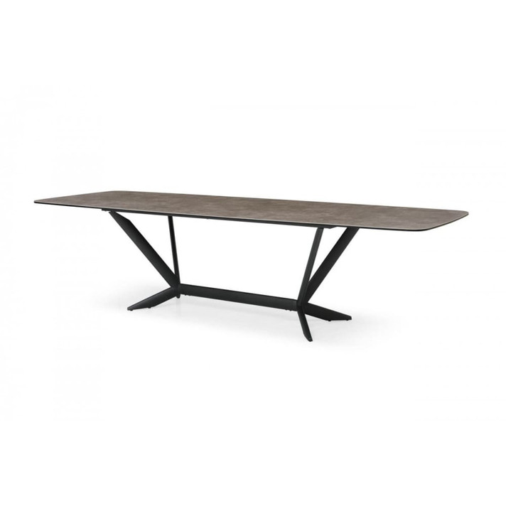 Herzog Grey Ceramic Dining Table