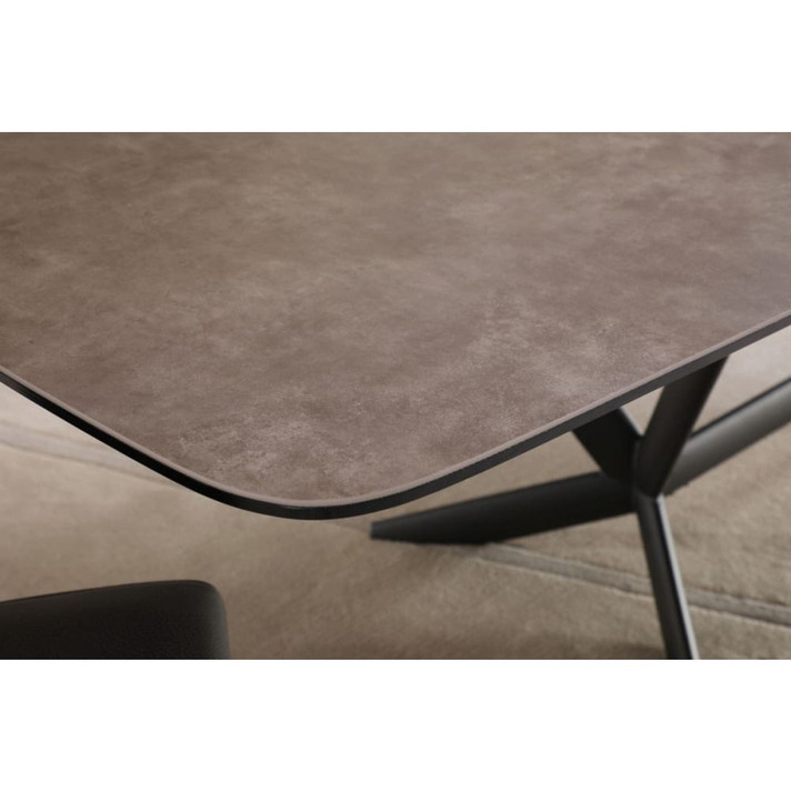 Herzog Grey Ceramic Dining Table