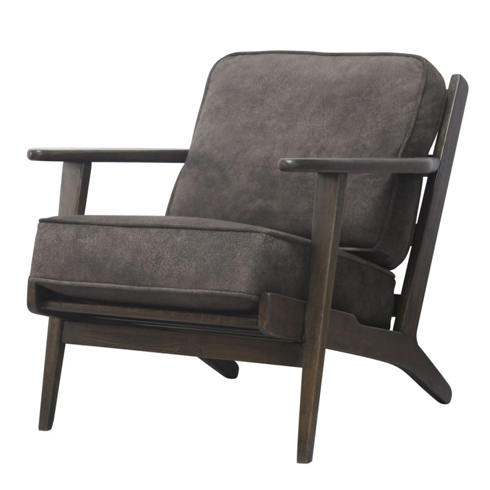 Albert Accent Chair, Pewter Gray