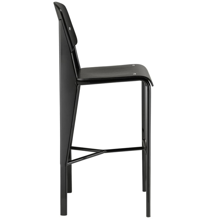 Prouve Bar Stool, Black Black