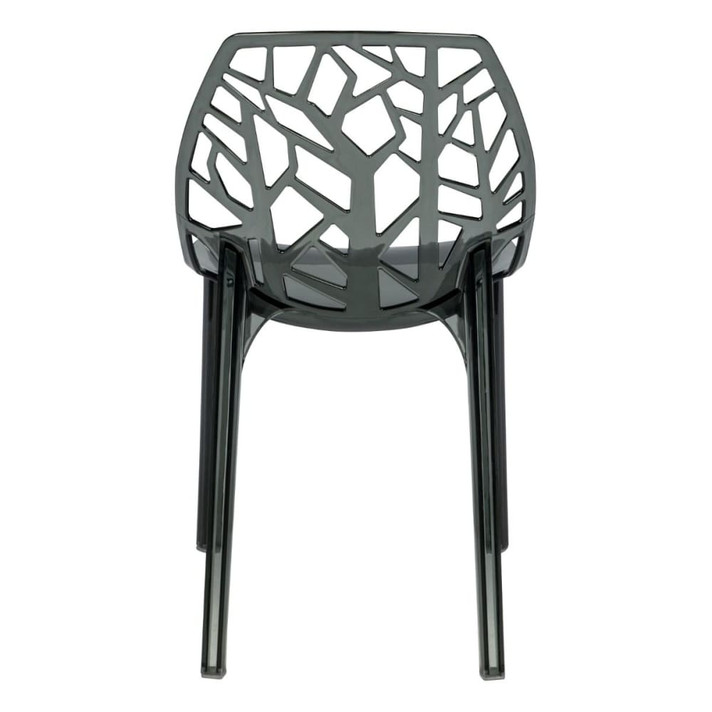 Coronado Dining Side Chair, Transparent Black