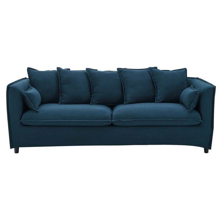 Altitude Slipcover Fabric Sofa, Azure