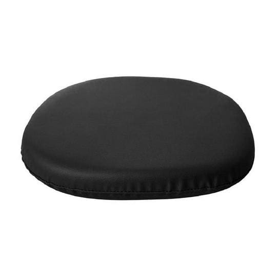 Vegan Leather Seat Cushion, Black