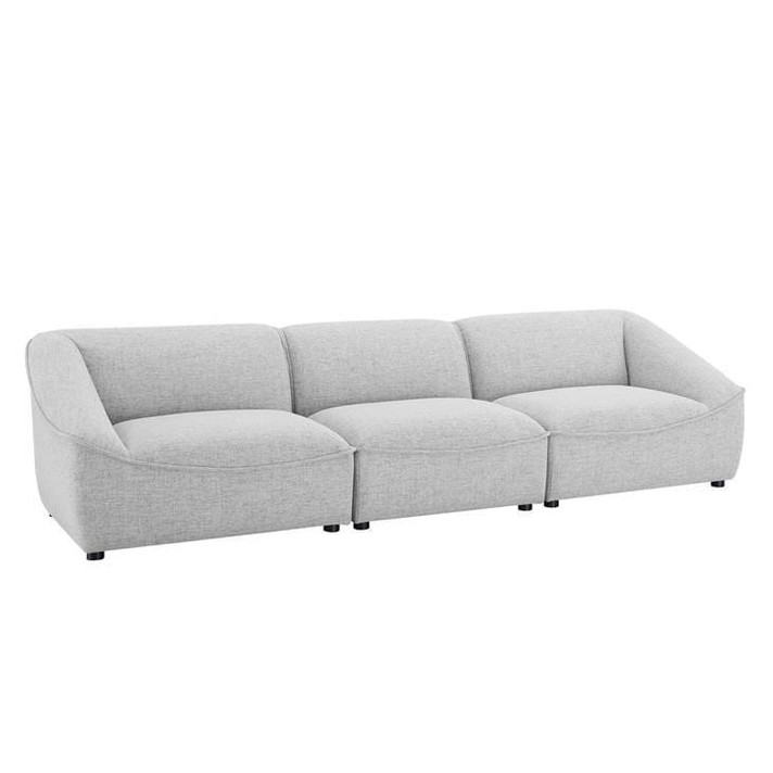 Command 3-Piece Sofa, Light Gray