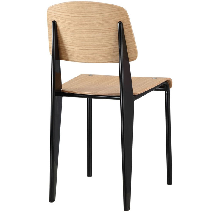 Prouve Dining Side Chair, Natural Black