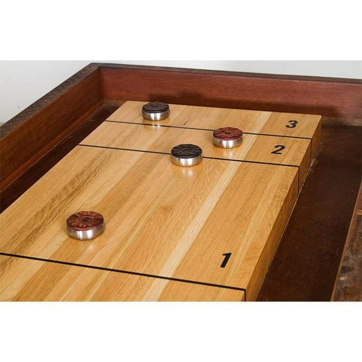 Shuffleboard Game Table, Burnt Umber