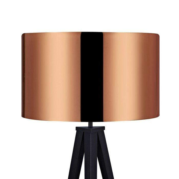 Roma Tripod Floor Lamp, Copper Shade