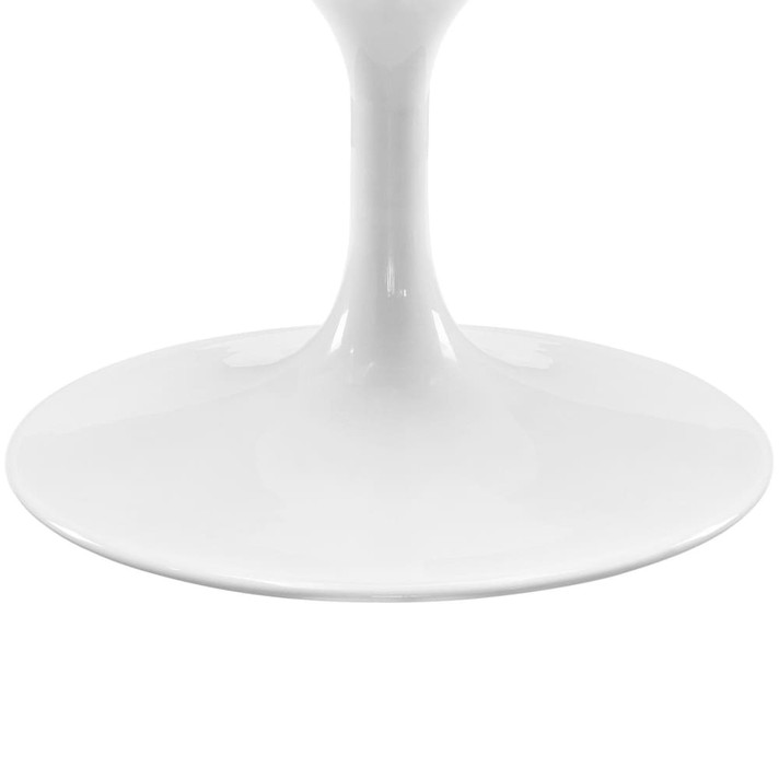 Pedestal Design 48” Oval-Shaped Walnut Coffee Table