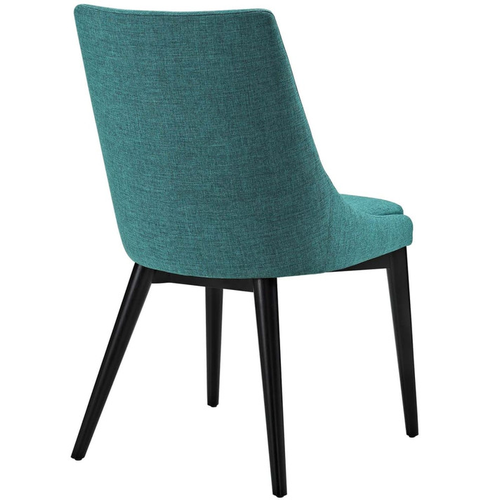 Viscount Fabric Dining Chair, Teal