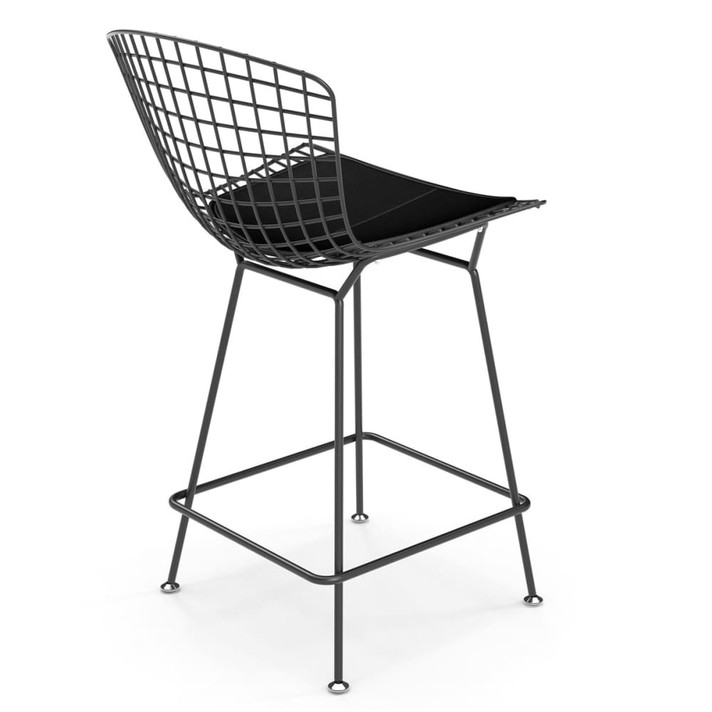 Wire Black Wire Counter Chair