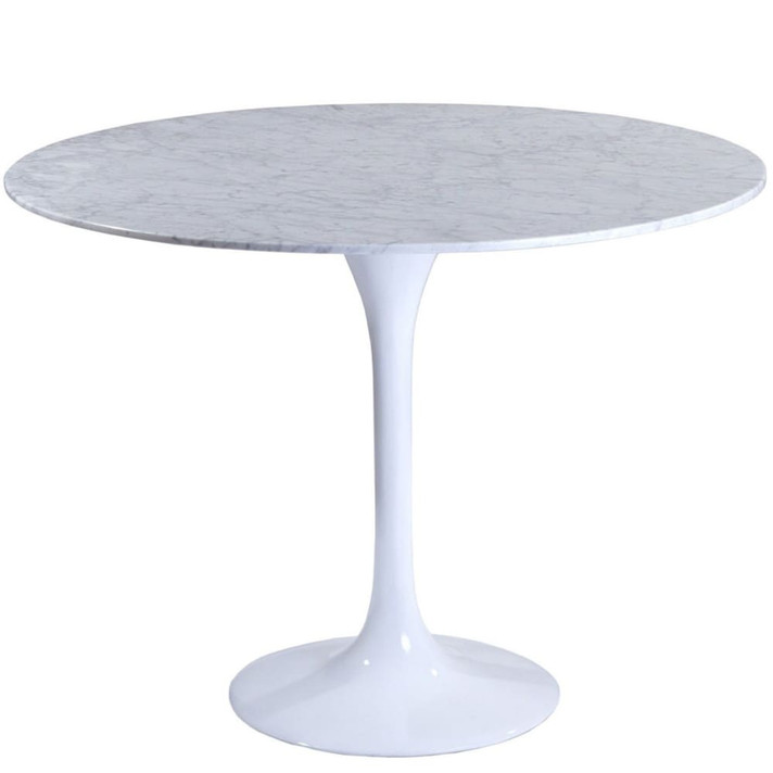 Pedestal Design 36" Round Marble Dining Table