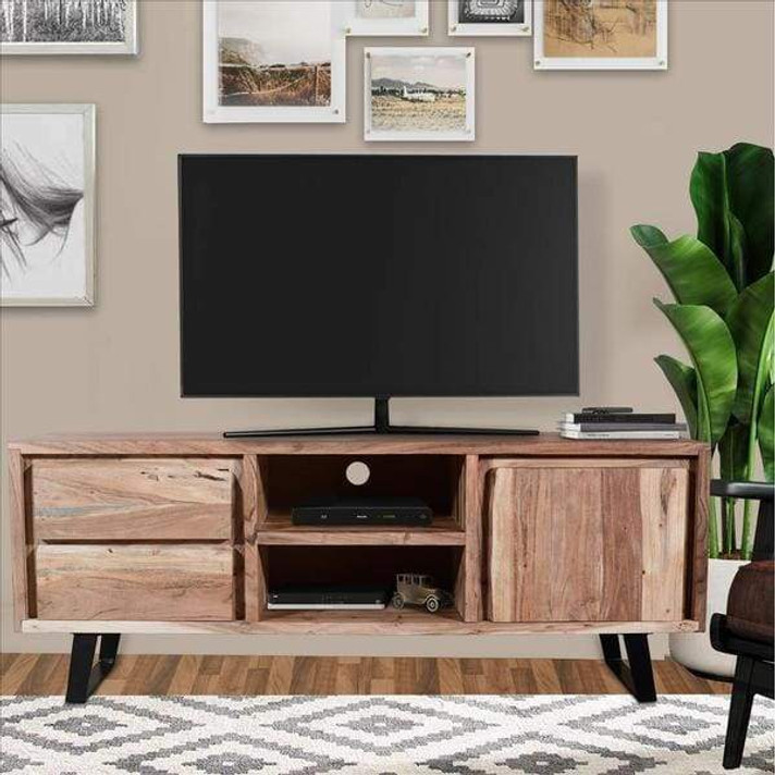 Caprice Live Edge Design Wood TV Stand
