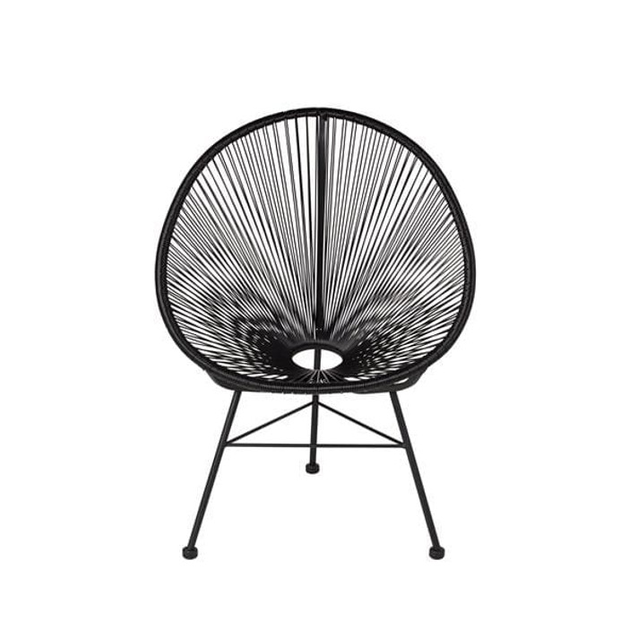 Acapulco Lounge Chair, Black