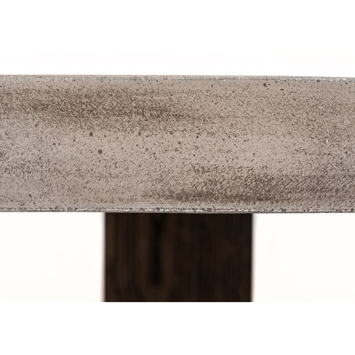 Rima Modern Concrete & Oak Dining Table