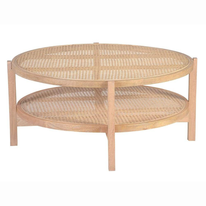 Wynona Two-Tier Coffee Table, Natural