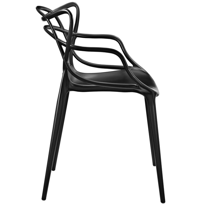 Entangled Dining Armchair, Black