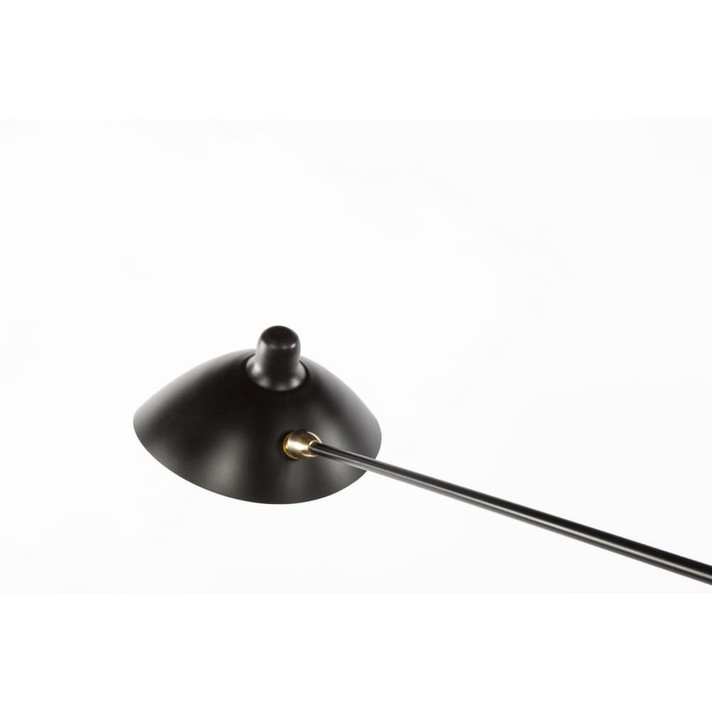 Mouille Edition MCL-R3, Three Arm Ceiling Lamp, Slim Cups, Black