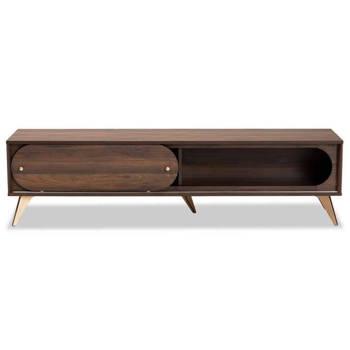 Denny Mid Century Walnut TV Stand Denny Mid Century Walnut TV Stand