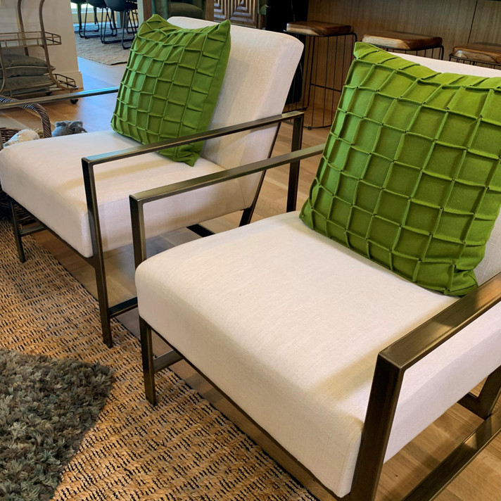 Franklin Fabric Accent Arm Chair, Shortbread