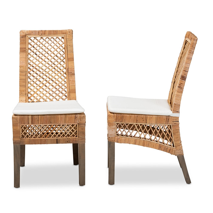 Agora Rattan Dining Chair, Set of Two